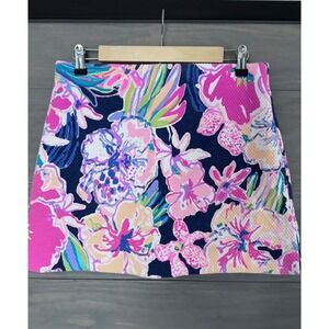 LILLY‎ PULITZER Marigold Knit Skort Size Small Pink Bright Colorful